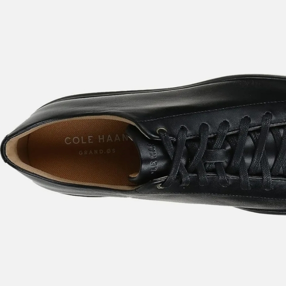 NEW Cole Haan Grand Crosscourt II Black Leather Sneaker Size 11.5 - Picture 3 of 15